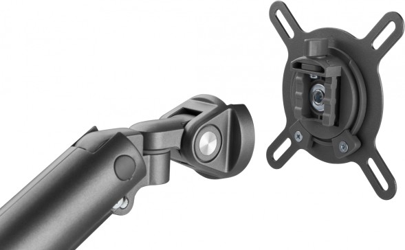 Кронштейн для мониторов Ultramounts UM713B черный 17&amp;quot;-32&amp;quot; макс.9кг крепление к столешнице поворот и наклон