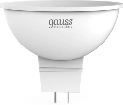 Лампа светодиодная Gauss Elementary 13521 11Вт цок.:GU5.3 софит 220B св.свеч.бел.нейт. MR16 (упак.:10шт)