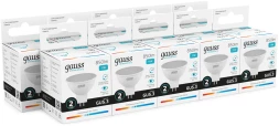 Лампа светодиодная Gauss Elementary 13521 11Вт цок.:GU5.3 софит 220B св.свеч.бел.нейт. MR16 (упак.:10шт)
