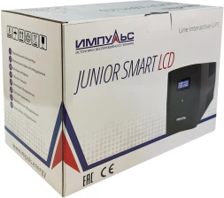 Источник бесперебойного питания Импульс Юниор Смарт 2200 1320Вт 2200ВА черный