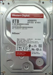 Жесткий диск WD SATA-III 8TB WD80EFPX NAS Red Plus (5640rpm) 256Mb 3.5&amp;quot;