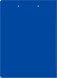 Папка клип-борд Бюрократ -PD602BLU A4 пластик 1.2мм синий с крышкой