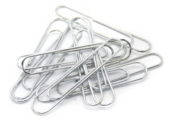 Скрепки Silwerhof никель 50мм (упак.:50шт) картонная коробка