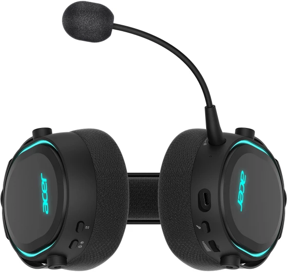 Наушники с микрофоном Acer OHR303 черный мониторные BT/Radio/3.5mm оголовье (ZL.HDSEE.009)