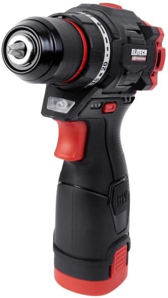 Дрель-шуруповерт Elitech CD 16L2 (E2201.039.01) 32Вт аккум. патрон:быстрозажимной (кейс в комплекте) (205715)