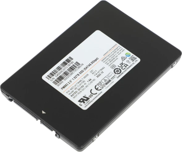 Накопитель SSD Samsung SATA-III 1920GB MZ7LH1T9HMLT-00005 PM883 2.5&amp;quot; 1.3 DWPD OEM