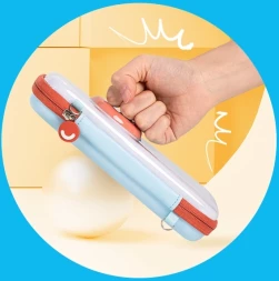 Пенал Deli BC288A Pupal ассорти 1отд. 230x110x55мм EVA