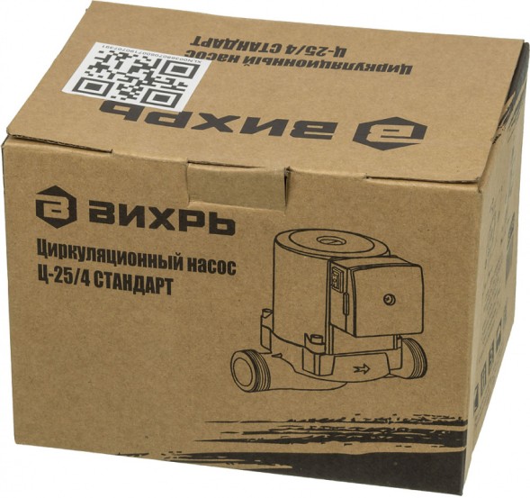 Насос циркуляционный Вихрь Ц-25/4 72Вт 3000л/час центробежный (68/7/6)