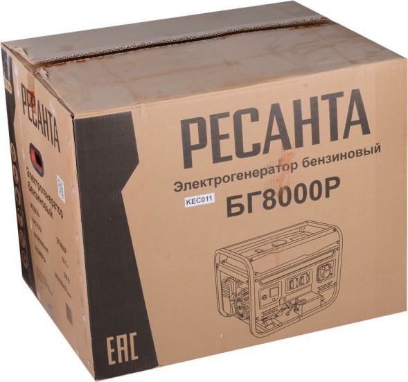 Генератор Ресанта БГ 8000 Р 6.5кВт