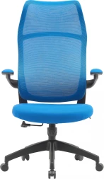 Кресло Cactus CS-MC505-BL темно-синий сиденье темно-синий сетка/ткань крестов. пластик