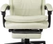 Кресло руководителя Бюрократ T-9950MSG-F слоновая кость эко.кожа крестов. пластик подст.для ног
