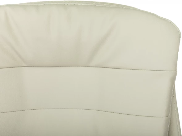 Кресло руководителя Бюрократ T-9950MSG-F слоновая кость эко.кожа крестов. пластик подст.для ног