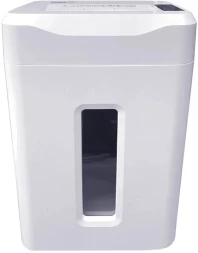 Шредер Office Kit S210N 3,9x38 белый (секр.P-4) фрагменты 16лист. 35лтр. скрепки скобы пл.карты CD