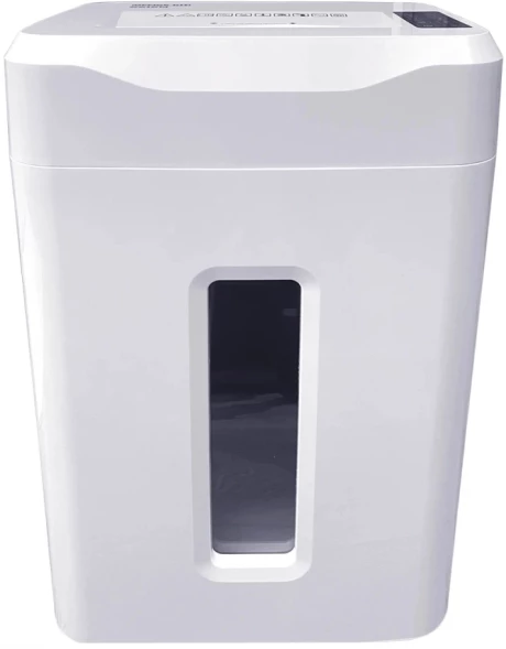 Шредер Office Kit S210N 3,9x38 белый (секр.P-4) фрагменты 16лист. 35лтр. скрепки скобы пл.карты CD