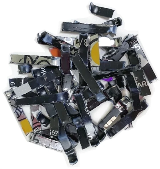 Шредер Office Kit S210N 3,9x38 белый (секр.P-4) фрагменты 16лист. 35лтр. скрепки скобы пл.карты CD