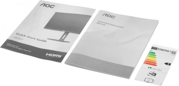 Монитор AOC 23.8&amp;quot; 24P3CV черный IPS LED 16:9 HDMI M/M матовая HAS Piv 300cd 178гр/178гр 1920x1080 75Hz DP FHD USB 5.37кг