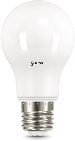 Лампа светодиодная Gauss A60 10Вт цок.:E27 груша 220B св.свеч.бел.теп. (упак.:10шт) (102502110-T)