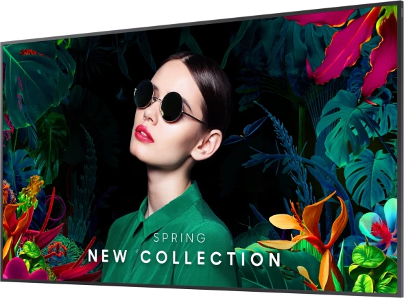 Панель Samsung 75&amp;quot; QM75C черный E-LED BLU LED 8ms 16:9 HDMI M/M матовая 500cd 178гр/178гр 3840x2160 4K USB 38.3кг