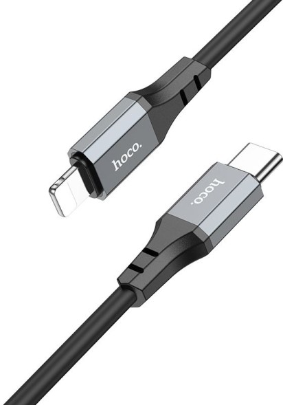 Кабель Hoco X86 iP Spear PD X86 IP USB-C-Lightning (m) 1м черный коробка