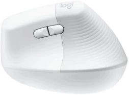 Мышь Logitech Lift белый оптическая 4000dpi silent беспров. BT/Radio USB для ноутбука 5but (910-006486)