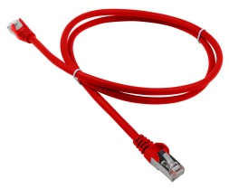 Патч-корд Lanmaster LAN-PC45/S5E-0.5-RD FTP RJ-45 вил.-вилка RJ-45 кат.5E 0.5м красный LSZH