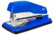 Степлер Deli E0414S/Blue 24/6 26/6 (25листов) синий 50скоб коробка