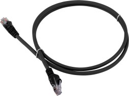 Патч-корд Lanmaster LAN-PC45/U6-3.0-BK UTP RJ-45 вил.-вилка RJ-45 кат.6 3м черный LSZH