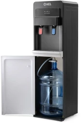 Кулер AEL LD-AEL-805a напольный электронный черный/белый