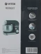 Кухонная машина Vitek Midnight VT-4116 планетар.вращ. 1000Вт черный/стальной