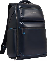 Рюкзак мужской Piquadro Blue Square CA6592B2BM/BLU2 темно-синий натур.кожа