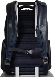 Рюкзак мужской Piquadro Blue Square CA6592B2BM/BLU2 темно-синий натур.кожа