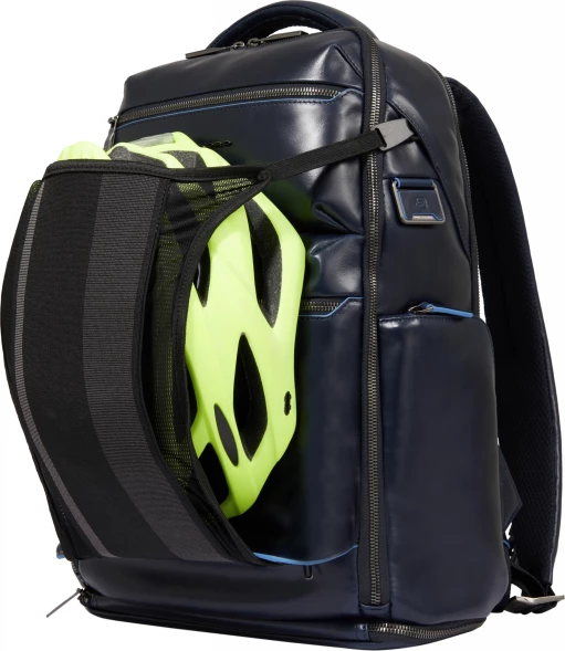Рюкзак мужской Piquadro Blue Square CA6592B2BM/BLU2 темно-синий натур.кожа