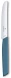 Нож кухонный Victorinox Swiss Modern (6.9006.11W2) стальной столовый для томатов лезв.110мм серрейт. заточка синий