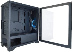 Корпус Azza ECLIPSE черный без БП ATX 4x120mm 2xUSB2.0 1xUSB3.0 audio bott PSU