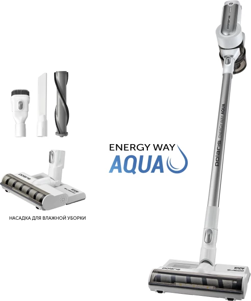 Пылесос Polaris PVCS 7000 400Вт белый/серебристый