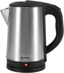 Чайник электрический Vitek VT-1150 1.8л. 1800Вт серебристый корпус: нерж.сталь