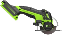 Углошлифовальная машина Greenworks GD24UCS 20000об/мин рез.шпин.:M6 d=76мм (3402007)