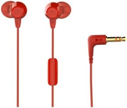 Гарнитура вкладыши JBL C50HI 1.2м красный проводные в ушной раковине (JBLC50HIRED)