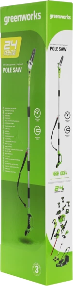 Высоторез Greenworks G24PS20аккум. (2000107)