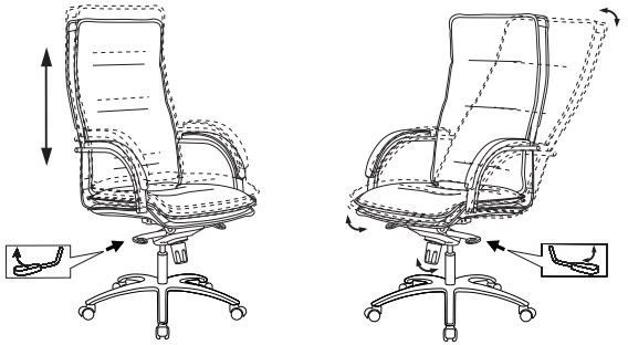Кресло руководителя Бюрократ T-9927SL черный кожа крестов. металл хром