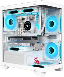 Корпус Bloody BD-CC103 белый без БП mATX 7x120mm 1xUSB2.0 1xUSB3.0