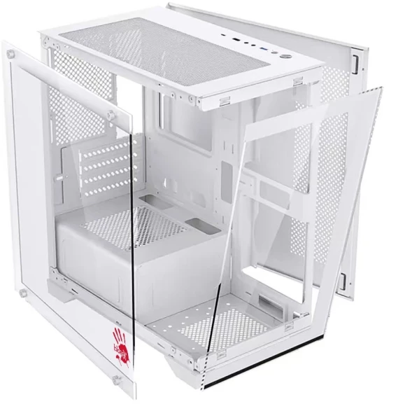 Корпус Bloody BD-CC103 белый без БП mATX 7x120mm 1xUSB2.0 1xUSB3.0