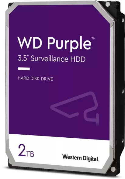 Жесткий диск WD SATA-III 2TB WD23PURZ Surveillance Purple (5400rpm) 64Mb 3.5&amp;quot;