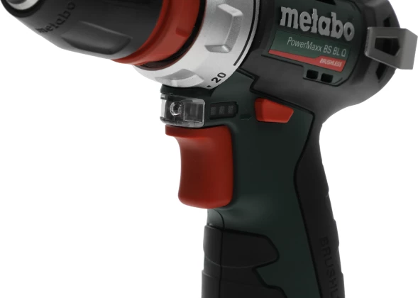 Дрель-шуруповерт Metabo Power Maxx BS 12 BL Q аккум. патрон:быстрозажимной (кейс в комплекте) (601749500)