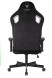 Кресло игровое Knight Outrider черный Light-20 с подголов. крестов. металл