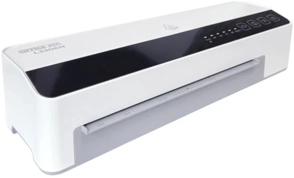 Ламинатор Office Kit L3306N белый/черный A3 (75-250мкм) 100см/мин (6вал.) хол.лам. лам.фото реверс