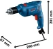 Дрель-шуруповерт Bosch GSB 600 600Вт патрон:ключев. (06011A0320)