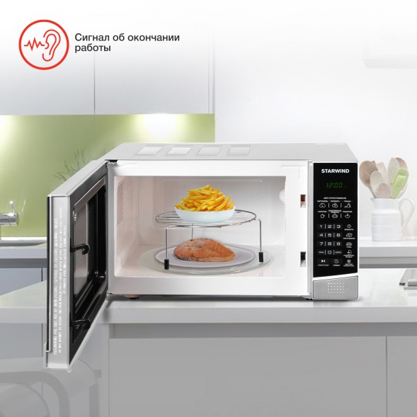 Микроволновая Печь Starwind SMW3120 20л. 700Вт серебристый/черный
