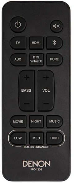 Саундбар Denon DHTS216BKE2 2.1 120Вт черный