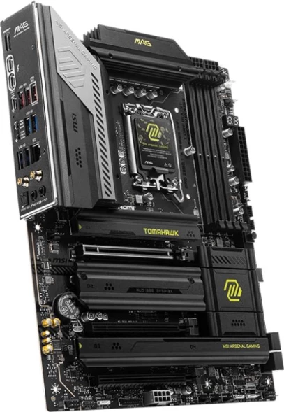 Материнская плата MSI MAG Z890 TOMAHAWK WIFI  Soc-1851 Intel Z890 4xDDR5 ATX AC`97 8ch(7.1) 5Gigabit RAID+HDMI